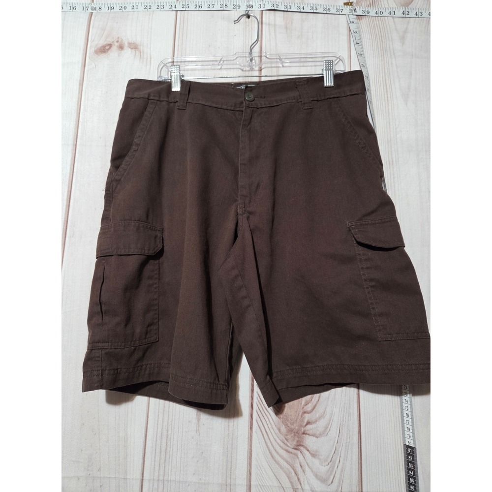Mens 36 Cargo Shorts Brown National Outfitters‎ Utility Pockets Casual